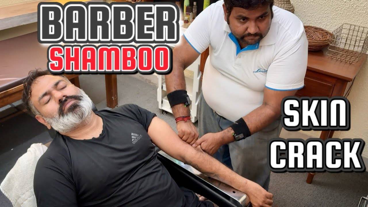 Legend Sambhoo Barber ｜ ASMR Shoulder Massage with unique massage techniques смотреть онлайн