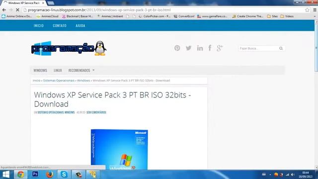 Como baixar instalar Windows XP Service Pack 3 PT BR смотреть онлайн