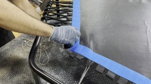 Замена троса и полотна на фитнес батуте JumpMan