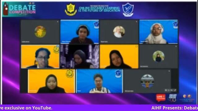 AIHF: Debate Competition Finals 'THBT Online Distance Learning Is The Future Of Education' смотреть онлайн