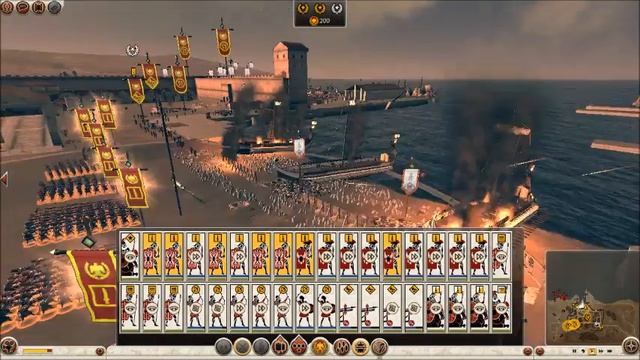 Strategie da Battaglie: ROME II Difesa di un porto смотреть онлайн