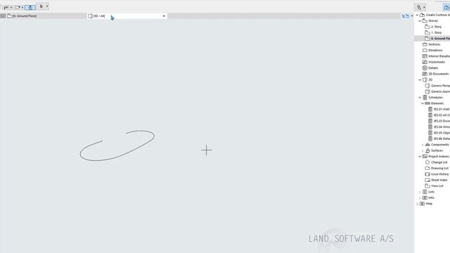 Add Spot Level to Ridge Line | LAND4 for ARCHICAD® смотреть онлайн