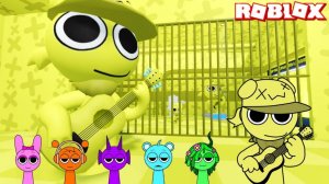 Спрунки(Sprunki) Mard Играет в Mard Sprunki Prison Run Obby в РОБЛОКС | Incredibox Sprunki