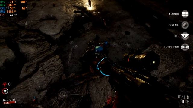 Necromunda Hired Gun on GTX 1050Ti Core i3 6100 смотреть онлайн