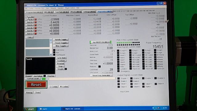 การตั้งค่า Mach3 เมื่อทำเครื่องใหม่ และลงโปรแกรมใหม่ How to set after install new Mach3 смотреть онлайн