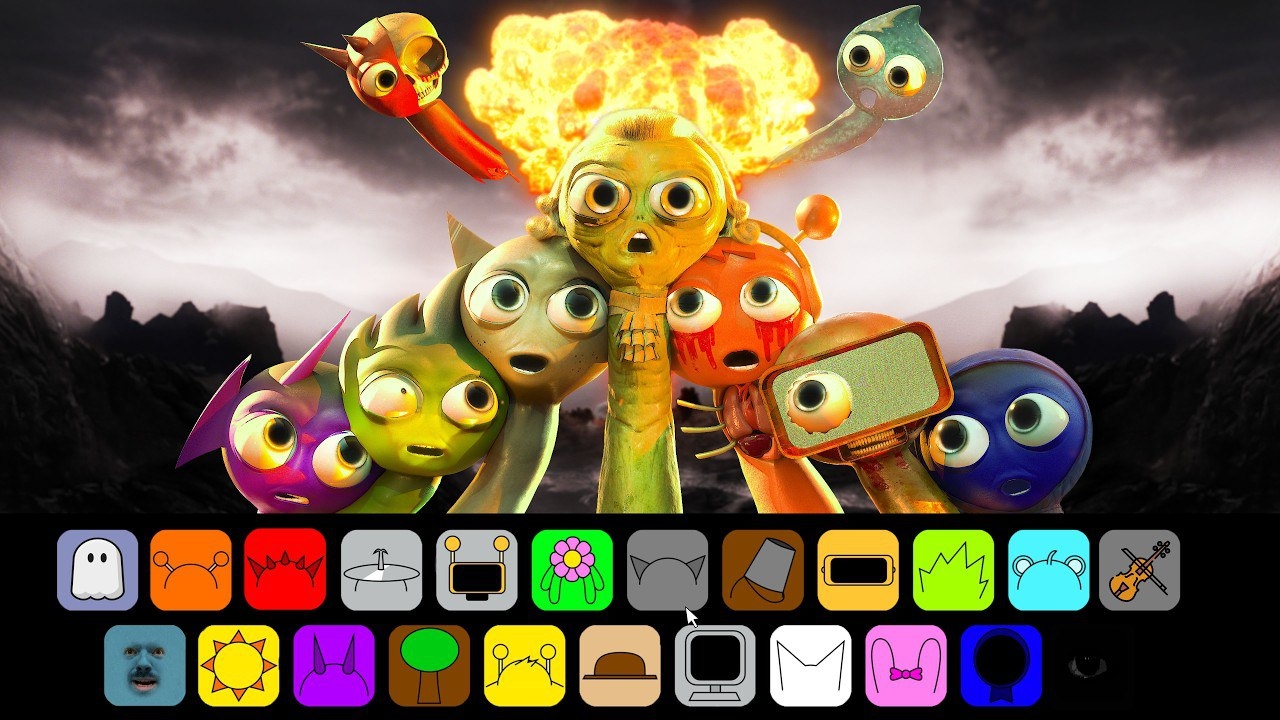 ЗД СПРУНКИ, 2 фаза (Sprunki Incredibox) смотреть онлайн