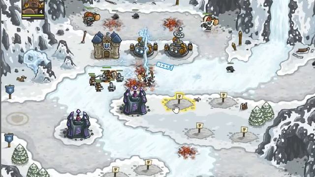 Kingdom Rush - GLACIAL HEIGHTS [hard] [campaign] [Flash PC] - 100% 3 STARS quick challenge смотреть онлайн