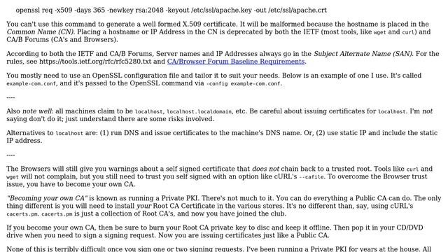 Unix & Linux: How to make self-signed certificate for localhost? (2 Solutions!!) смотреть онлайн