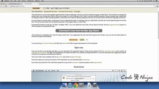 Course 1 - Getting Started - Configuring your Computer - Step 2 (Mac) - Installing the Unarchiver смотреть онлайн