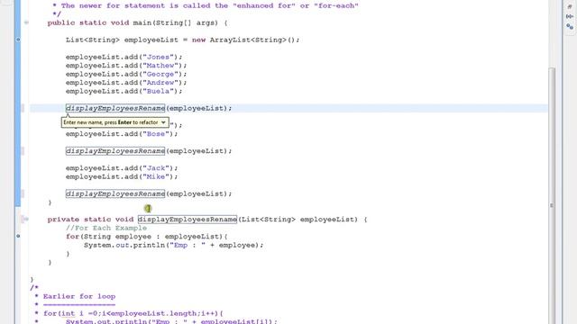 ECLIPSE RENAME METHOD SHORT CUT SHIFT ALT R DEMO смотреть онлайн