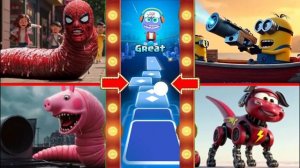 ЧЕРВЬ-ПАУК🆚 Акула-миньон🆚 КИБЕР-ЧЕРВЬ СВИНКА ПЕППА🆚 Танк-монстр Маккуин