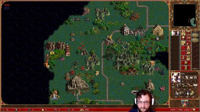 Heroes 3 HoTA - Fortress SMORC. Bleeding vyws left and right. Opponent rushed. Jebus Outcast 1 hero смотреть онлайн