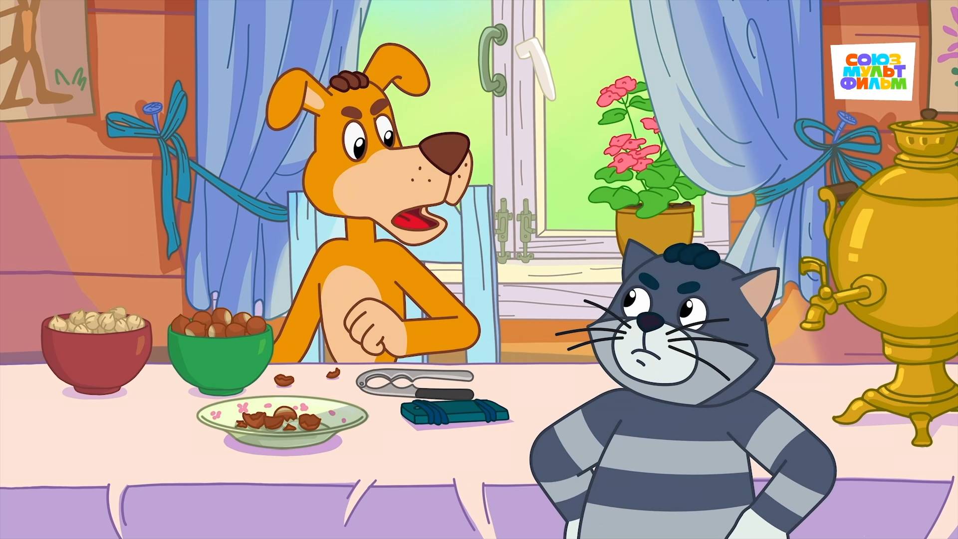Новое Простоквашино – 93 серия — Орех раздора — Союзмультфильм HD смотреть онлайн