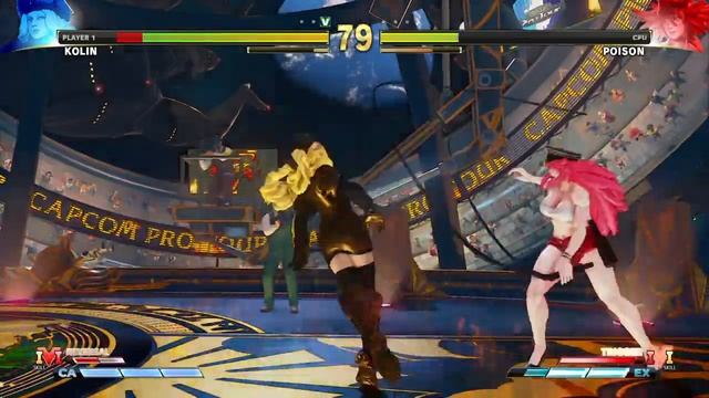 STREET FIGHTER V Kolin vs Poison смотреть онлайн