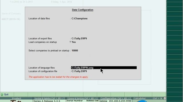 010 tallycfg and Data Path смотреть онлайн