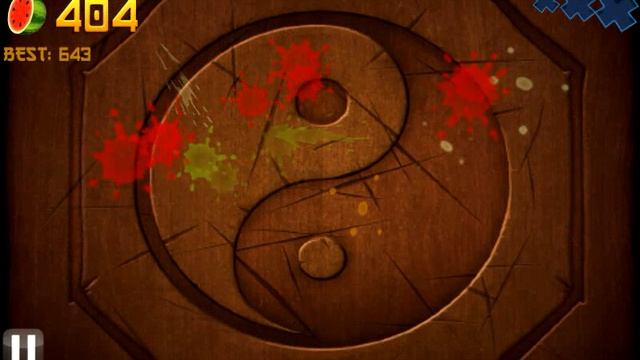 Fruit Ninja Classic Mode over 900 score on Android phone смотреть онлайн