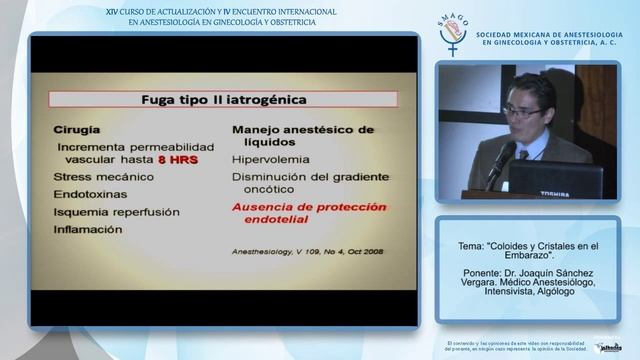 Coloides y Cristaloides en el Embarazo - Dr. Joaquín Sánchez Vergara - 18 de Mayo del 2013 смотреть онлайн