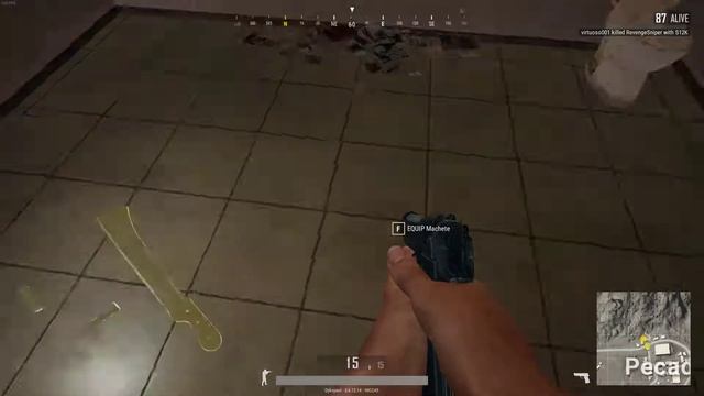 PUBG FPP Double kill with P92 смотреть онлайн