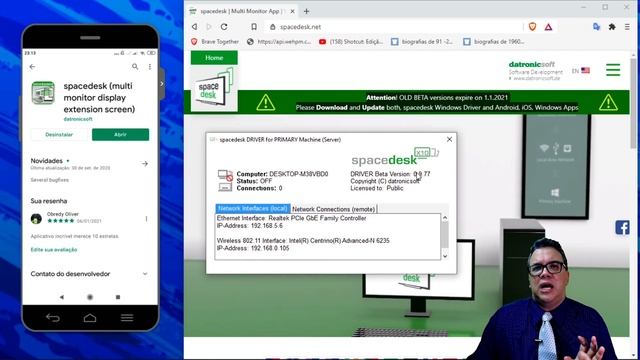 SPACEDESK EXPIRADO! COMO RESOLVER O PROBLEMA - [DICAS NO FINAL] смотреть онлайн