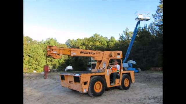 Sold! Broderson IC80-1E 18,000 lbs 9-Ton Carry Deck Crane 37' bidadoo.com смотреть онлайн