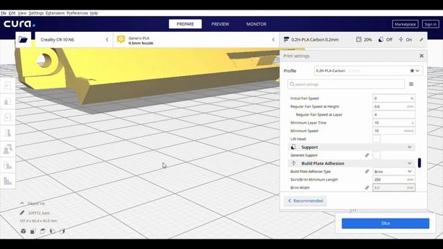 Cura Custom Support смотреть онлайн