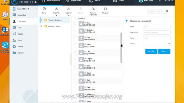 Exportar Huawei Mate 8 Contatos para Outlook смотреть онлайн