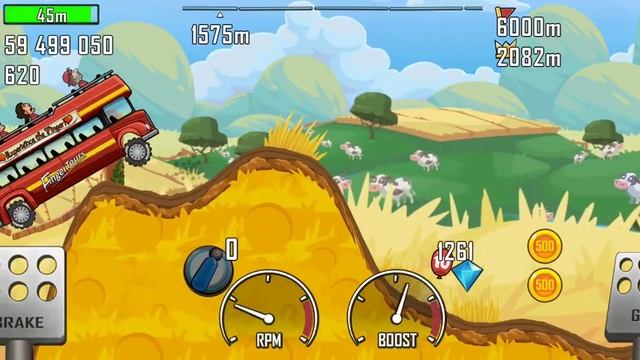 [Take 2] Hill Climb Racing: Tourist Bus + Super Countryside 2146m смотреть онлайн