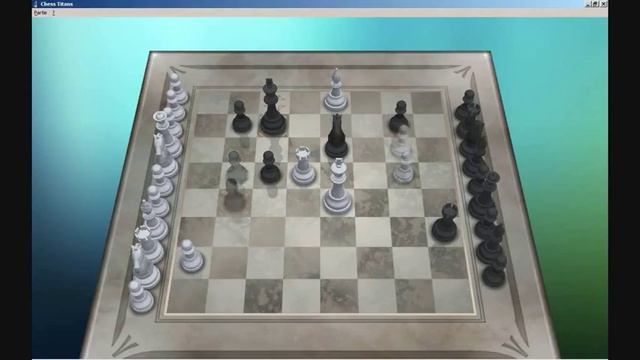 Chess Titans© v6.0 game, try against A.I. level 10 (w) смотреть онлайн