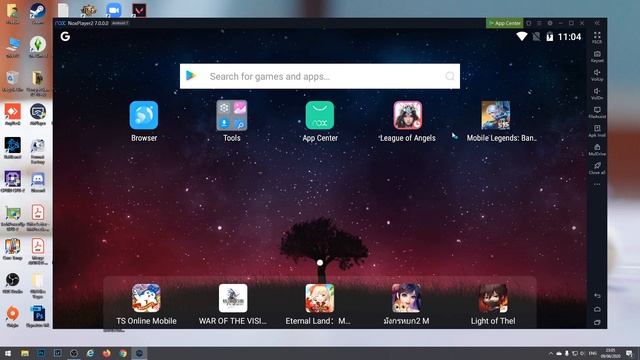 สอนวิธีลงโปรแกรมเล่น Mobile Legends บนคอมพิวเตอร์ (โดย NoxPlayer) смотреть онлайн