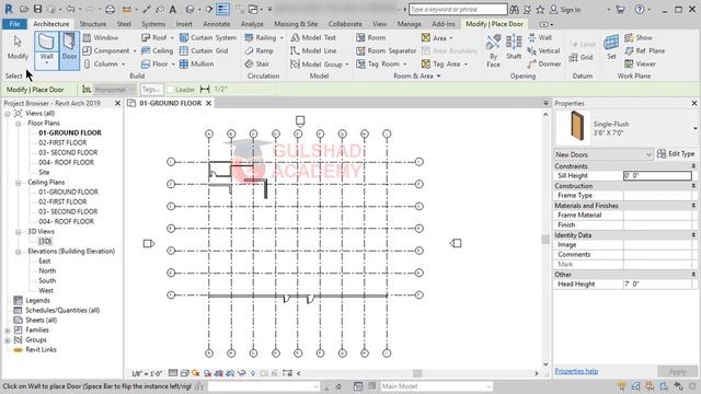 04 - Create Doors & Windows | Revit Architecture 2019 Full Course Free in Hindi | Urdu смотреть онлайн