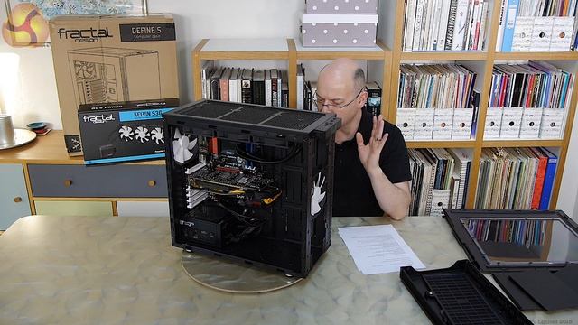 Fractal Design Define S Case with Kelvin S36 Cooler Review смотреть онлайн