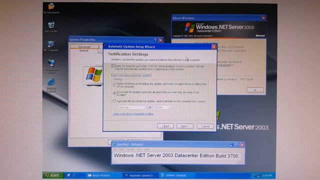 Windows .NET Server 2003 Datacenter Edition 빌드 3700 смотреть онлайн