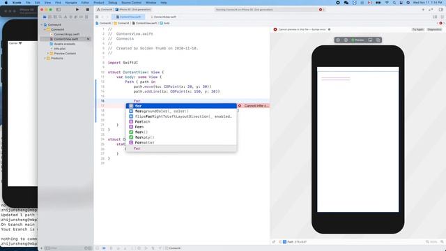 iOS SwiftUI 002: Drawing lines in SwiftUI смотреть онлайн