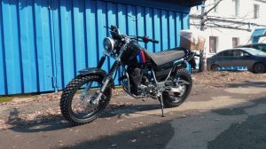 Мотоцикл SCOUT TW250. Мотоцикл на широкой резине. Обзор.