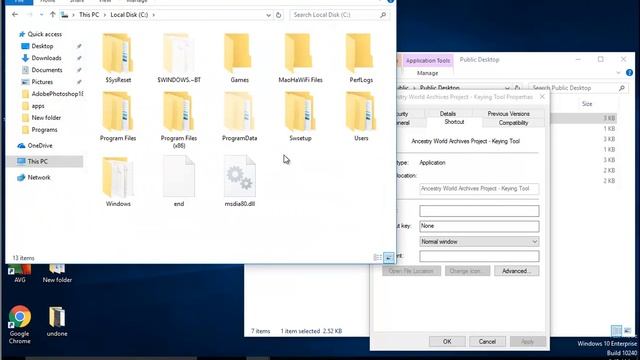 Uninstall Ancestry World Archives Project - Keying Tool on Windows 10 смотреть онлайн