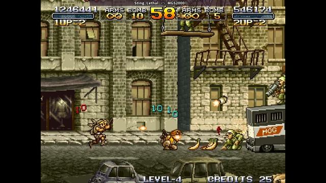 Metal Slug X CO-OP Long Play - Sting_Lethal (Eri) & MGS2000 (Tarma) смотреть онлайн