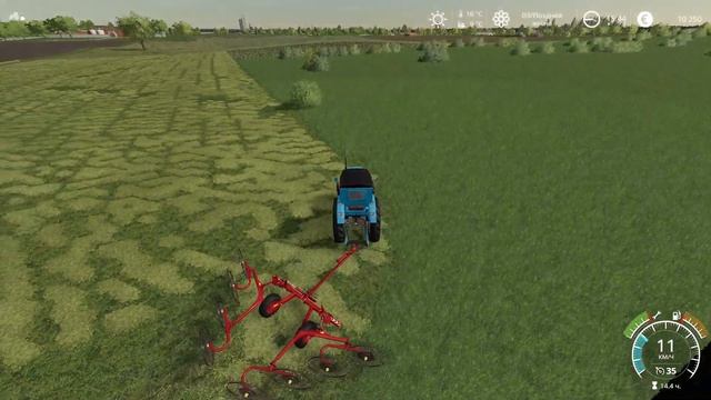 FS19 к/з  им... Бухарина #12 Косим , гребём и возим .       карта  Бухалово .