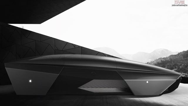 Flying Apple Car - Amazing Apple ICar Concept! смотреть онлайн
