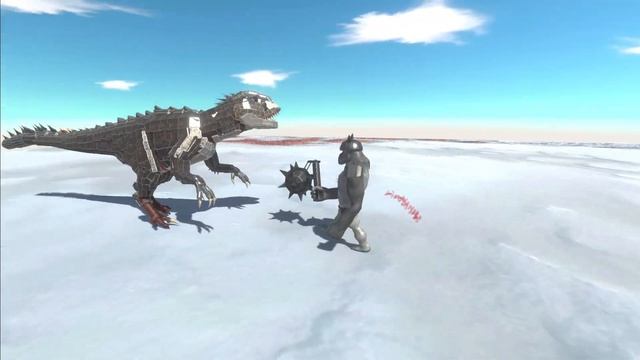 MACHIMOSAURUS VS PRIMATES - Animal Revolt Battle Simulator смотреть онлайн