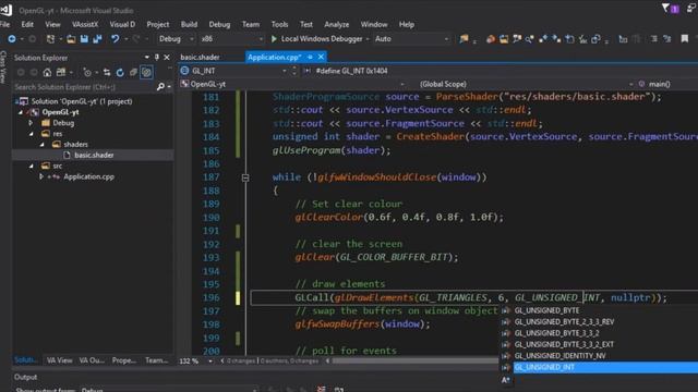 C++ OpenGL Episode 5 (Timelapse) Error handling and assertions смотреть онлайн