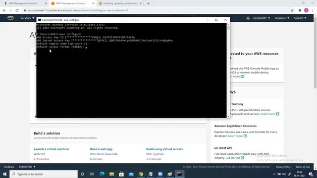 20. AWS CLI on Windows OS смотреть онлайн