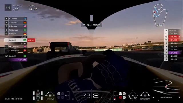 Super formula Honda Interlagos 20Voltas смотреть онлайн