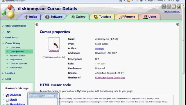 How to get a runescape item as ur cursor/mouse pointer!!! смотреть онлайн