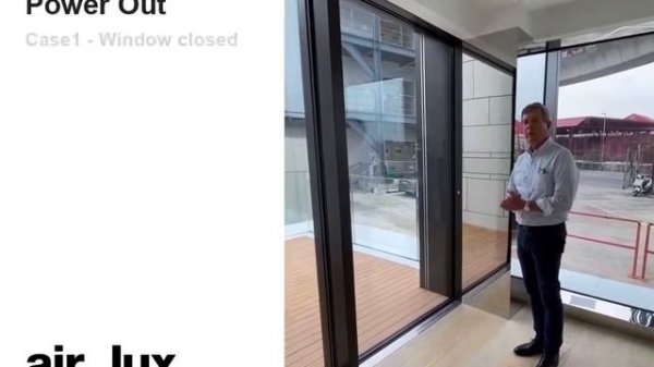 air-lux high-performance Window system - function demo