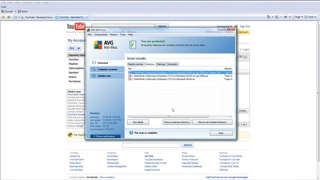 AVG Antivirus Version 9 Usage and configuration Staying Virus Free смотреть онлайн