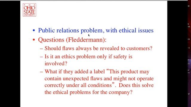 Engineering Ethics, Lecture 7 смотреть онлайн