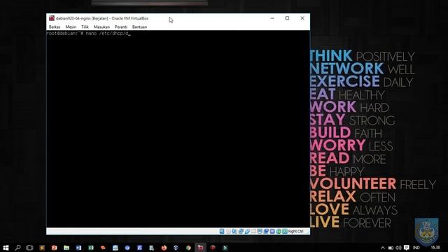 Konfigurasi DHCP Server (Debian 9.2) смотреть онлайн