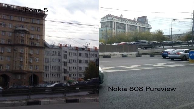 iPhone 5 vs Nokia 808 PureView (video test 2 with iPhone 5 sound) смотреть онлайн