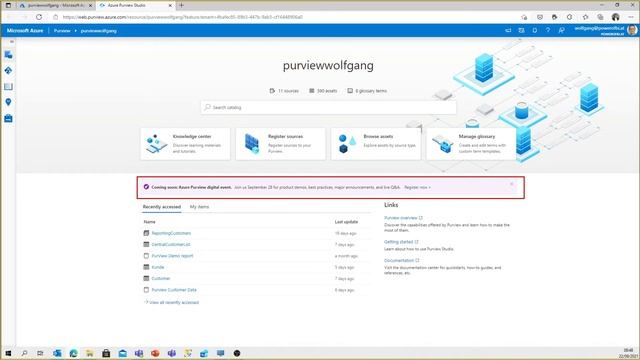 Azure Purview Quickstart #4 - Purview Studio смотреть онлайн