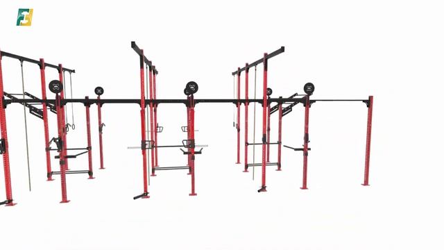 3D проект фитнес клуба от компании Fitness Estate смотреть онлайн